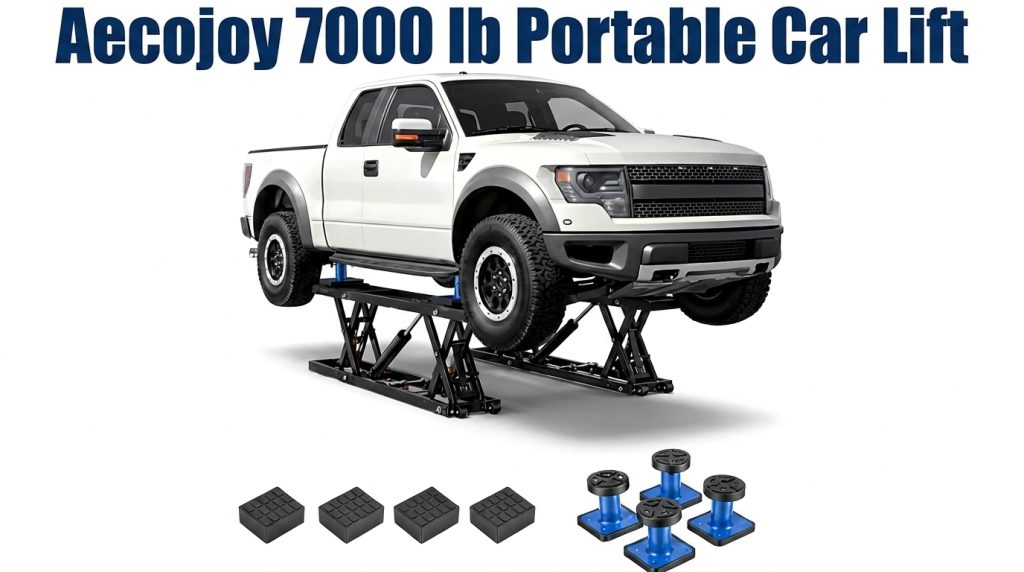 Aecojoy 7000 lb Portable Car Lift Review: Is This Budget Quick Jack Worth It for Home Garage Use?