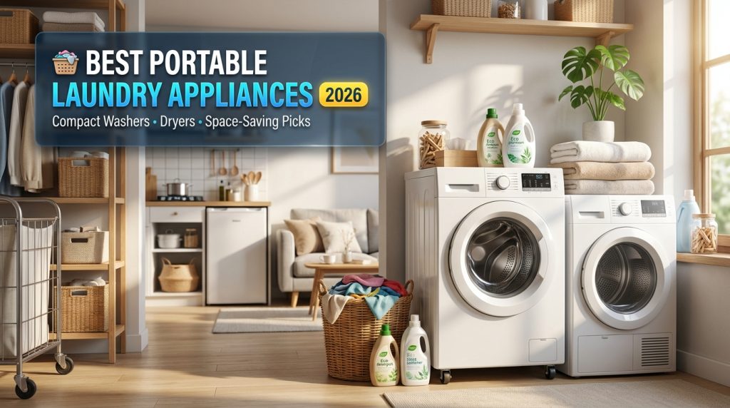 11 Best Portable Laundry Appliances for 2026: Compact Washers, Dryers, and Space-Saving Picks