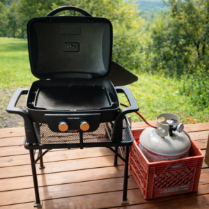 Nexgrill Portable 1-Burner Propane Gas Grill with Lid – 10,000 BTU Tabletop BBQ