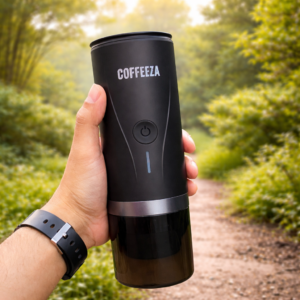 COFFEEZA Finero Mini Portable Espresso Maker – Travel Coffee Machine