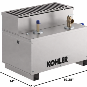 Kohler Home Generators - Kohler K-5533-NA 13kW Invigoration Steam Generator – High-Performance Electric Steam System for Home Showers